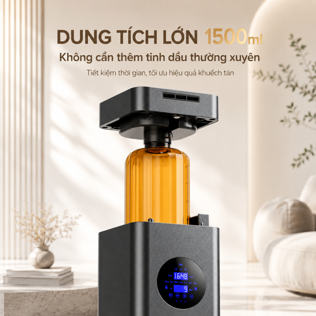 Airomuse A1000 – máy khuếch tán tinh dầu cho khách sạn, văn phòng và showroom