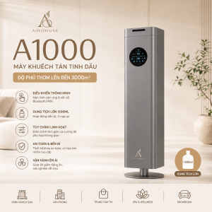 Máy khuếch tán tinh dầu Airomuse A1000 công suất lớn cho không gian rộng