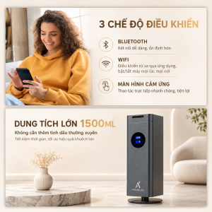 Máy khuếch tán mùi hương Airomuse A1000 thiết kế cao cấp phủ hương đến 3000m³