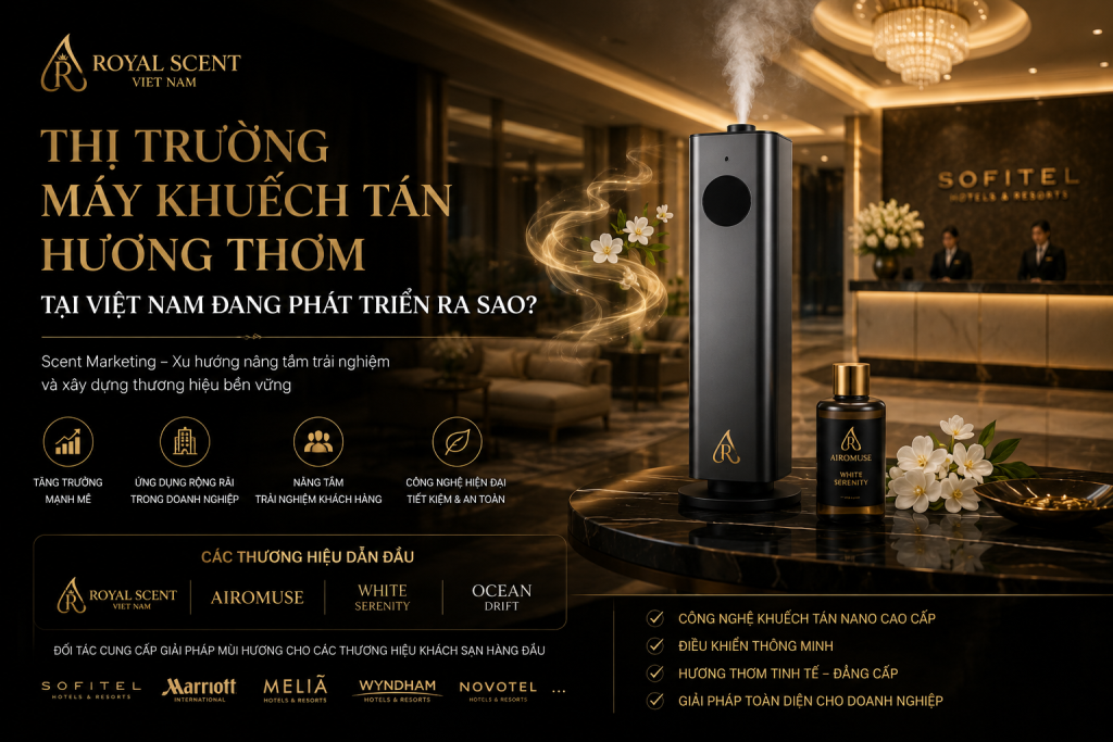 thị trường máy khuếch tán hương thơm tại Việt Nam
