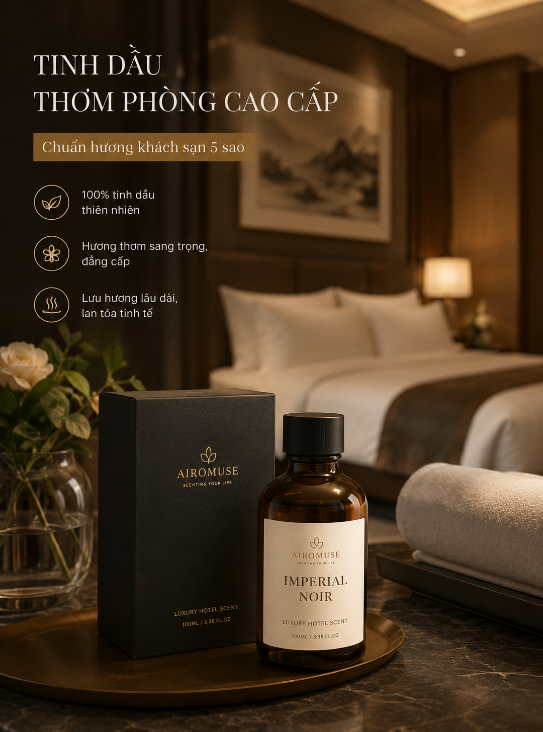 Tinh dầu thơm phòng cao cấp