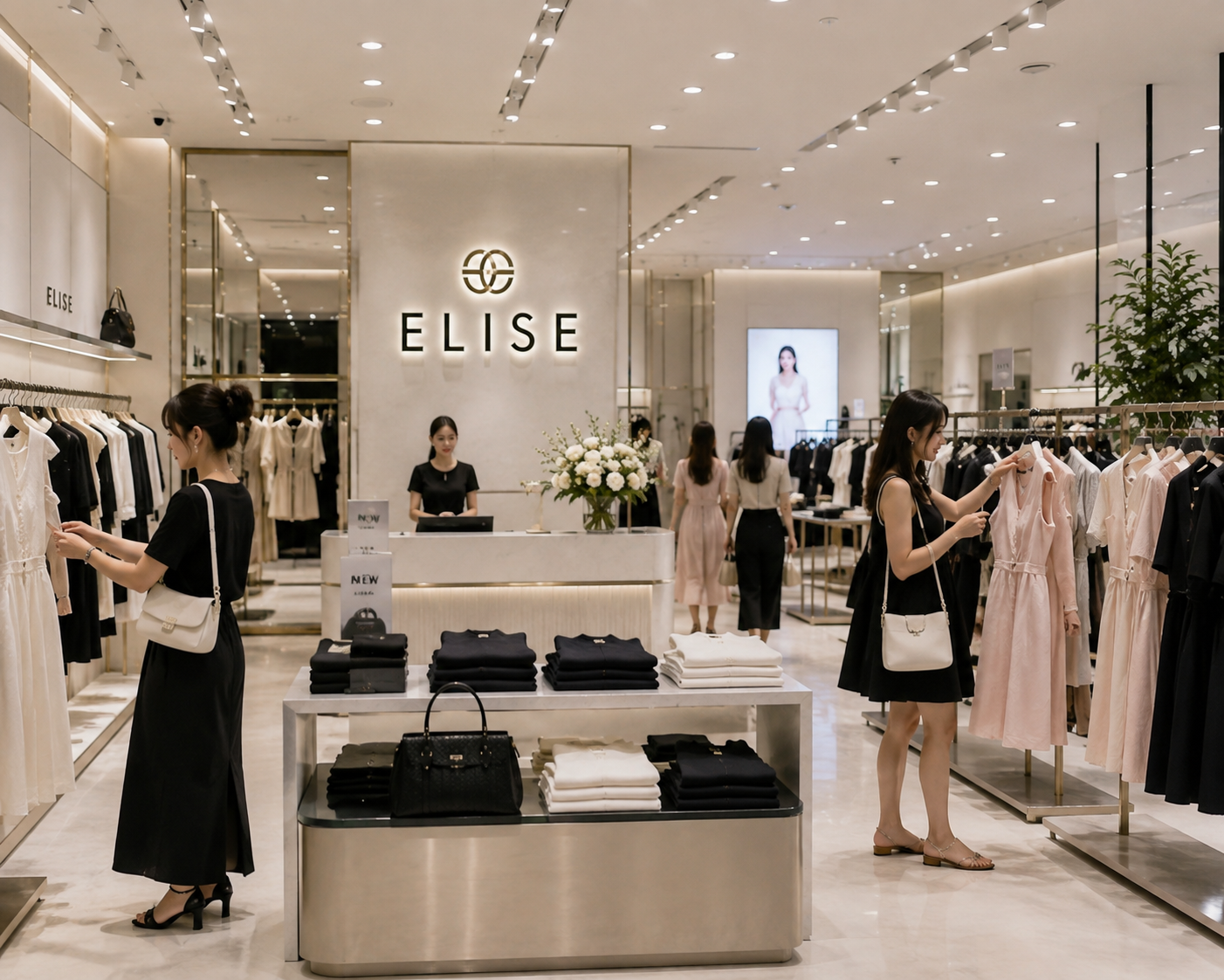mùi thơm sử dụng tại showroom thời trang elise thái hà
