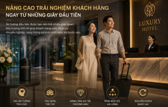 nâng cao trải nghiệm mùi thơm bằng máy khuếch tán hương thơm khách sạn